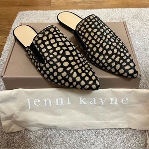 Jenni Kayne Genuine Calf Hair Mule - Giraffe Print